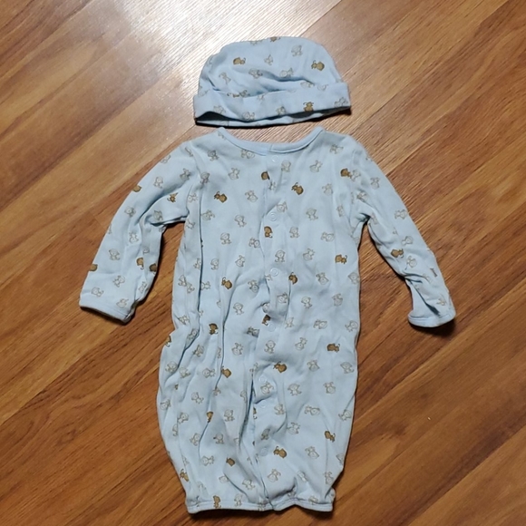 3-6m Child of Mine sleeper sack with matching hat - Picture 1 of 4